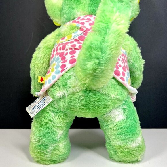 Build A Bear Green Triceratops Dinosaur 18" Plush with Sequins and Dot Tank - Picture 8 of 11